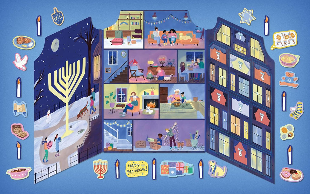 Sticker Countdown Hanukkah by Sarah Green