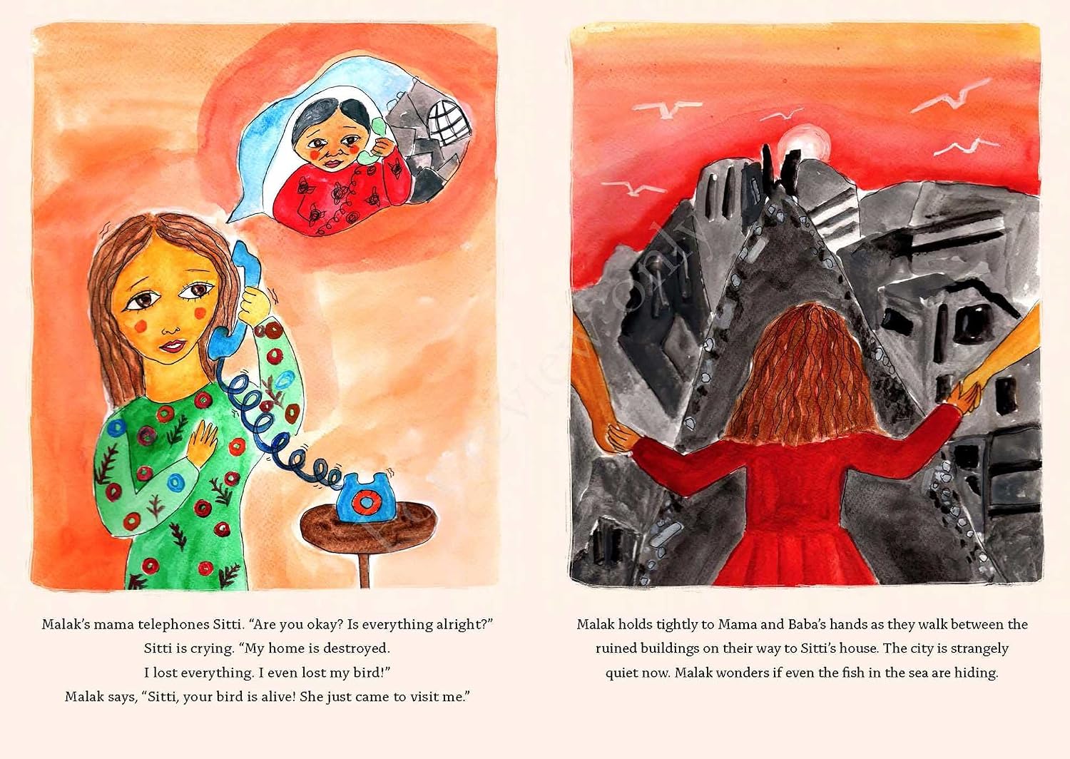 Sitti's Bird: A Gaza Story Book by Malak Mattar