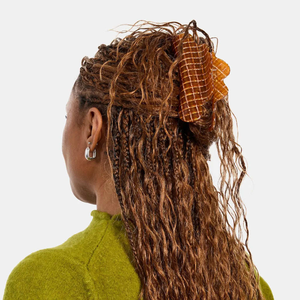 Nimbus Claw in Caramel Plaid by Chunks