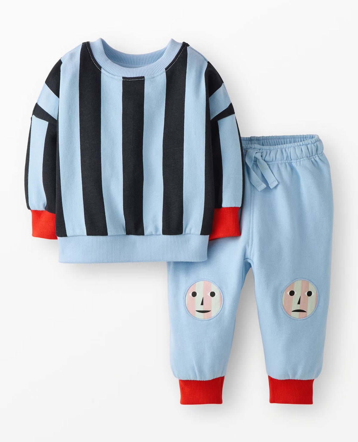 Hanna Andersson x Dusen Dusen Baby Sweatset - Blue