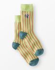 Hanna Andersson x Dusen Dusen Adult Crew Socks-Martine Stripe