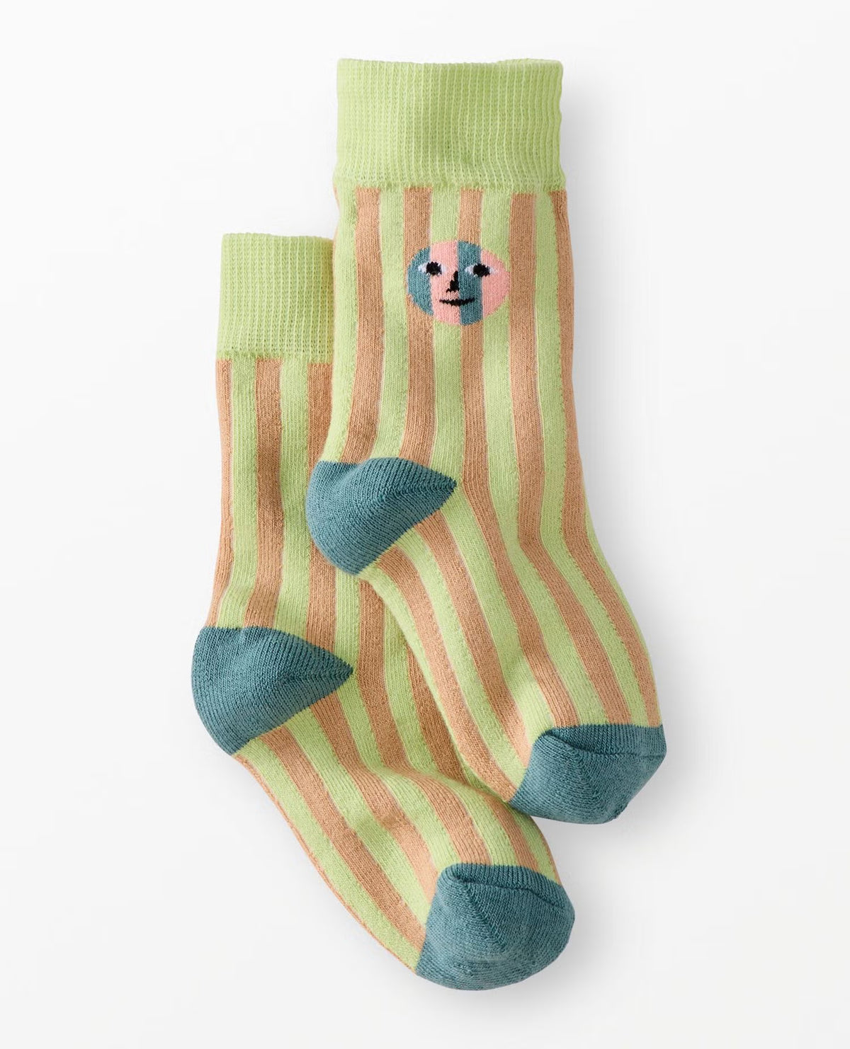 Hanna Andersson x Dusen Dusen Kids Crew Socks-Martine Stripe