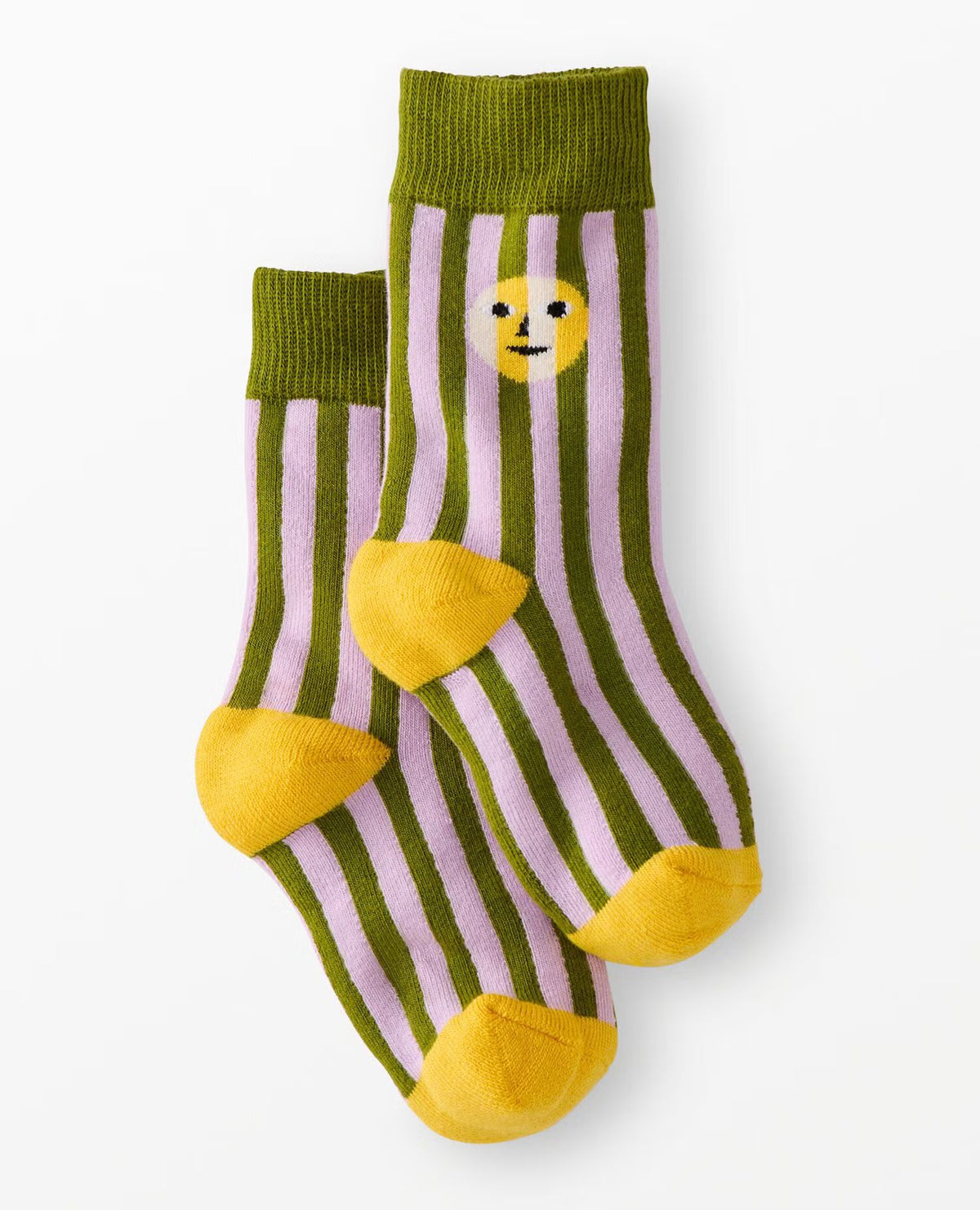 Hanna Andersson x Dusen Dusen Kids Crew Socks-Sea Stripe