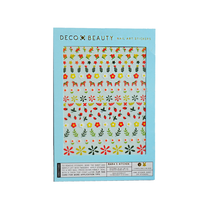 Baba's Kitchen Nail Art Stickers by Deco Beauty