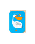 Welcome Baby Pelican Card by Egg Press