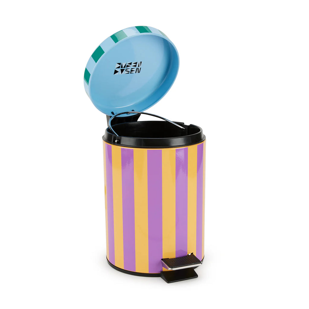 Ronnie Stripe Bathroom Trash Bin by Dusen Dusen