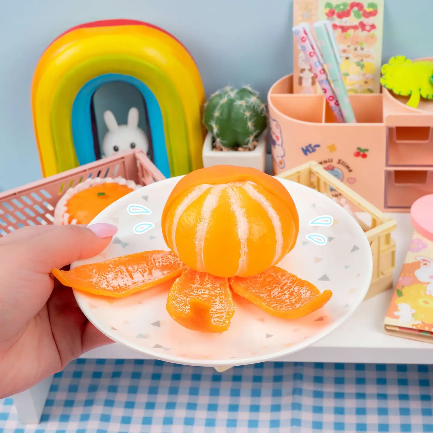 Tangerine Cutie Peeling Squishy