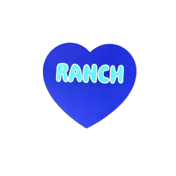 Ranch Heart Sticker by The Silver Spider