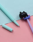 Black Cat Wiggle Gel Pen