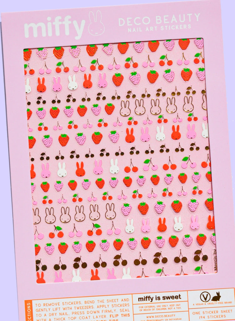 Miffy Is Sweet Nail Stickers by Deco Beauty