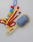 Mini Scalp to Ends Hairbrush Keychain