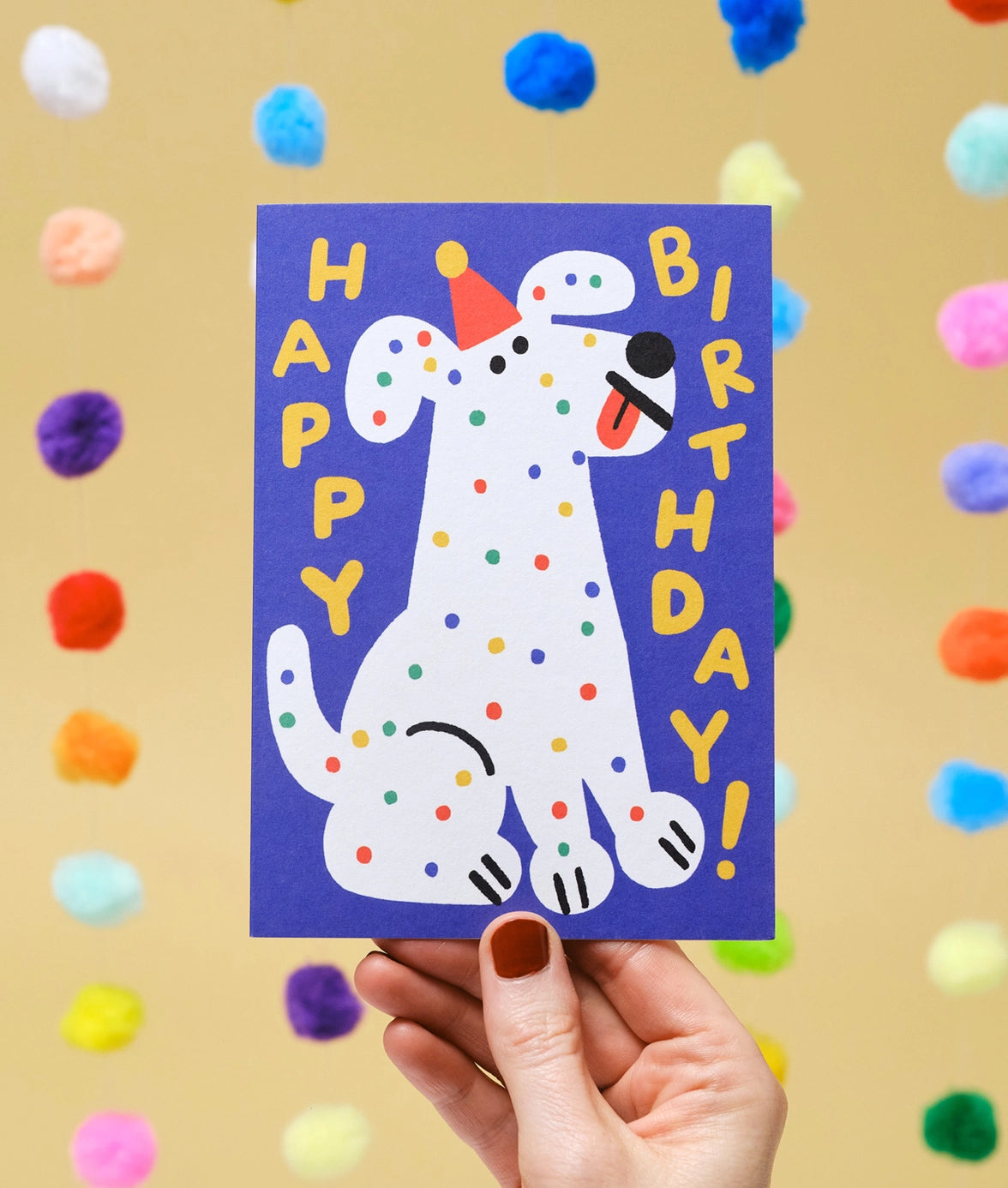 Spotty Dog Birthday Card