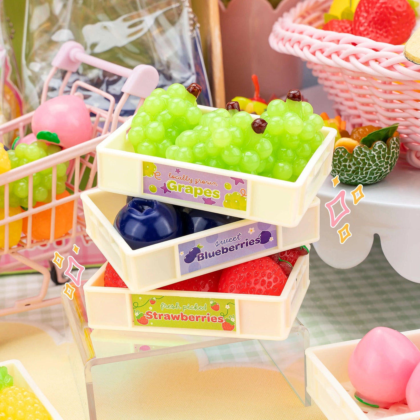 Mini Fruit Mart Taba Squishy