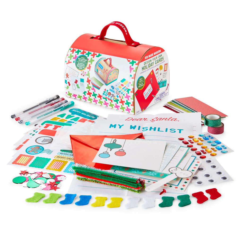 Christmas Card Kit by Kid Made Modern