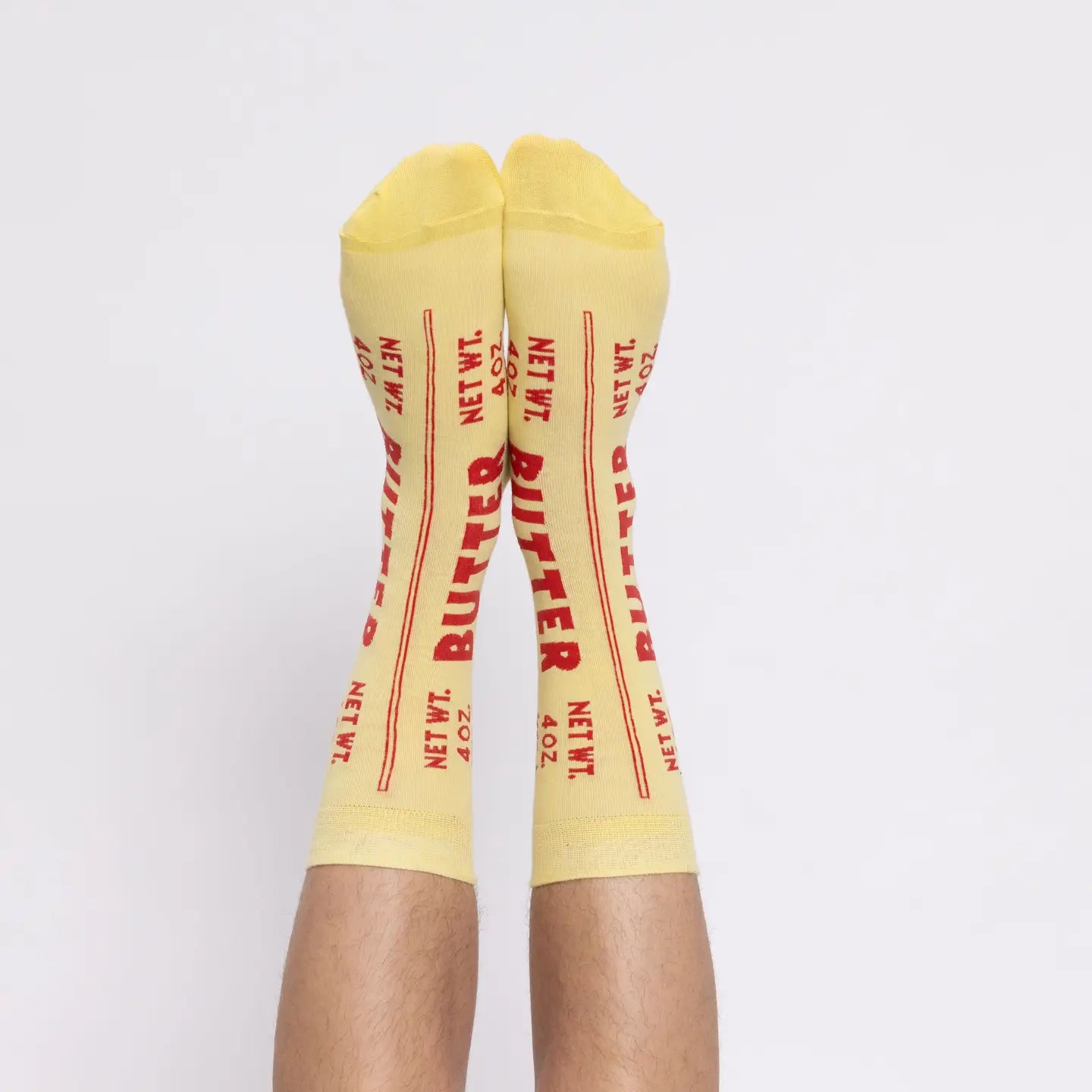 Butter Large Crew Adult Socks by Yellow Owl Workshop