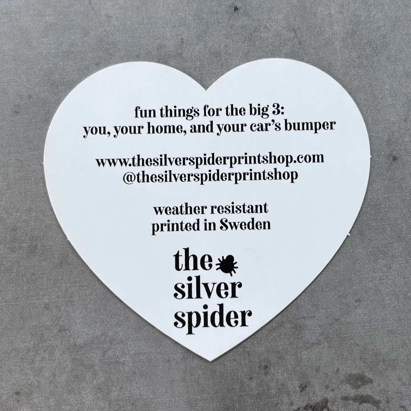 Boba Heart Sticker by The Silver Spider