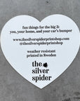Boba Heart Sticker by The Silver Spider