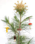 Mushroom Holiday Ornaments Set