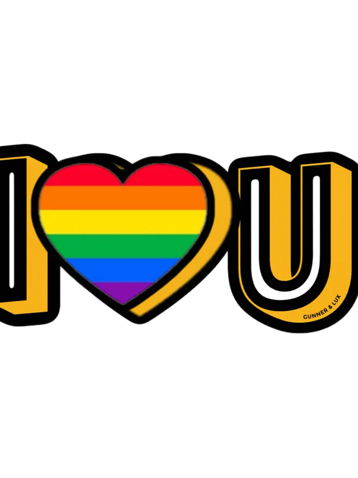 I Love You Lgbtq+ Sticker by Gunner and Lux