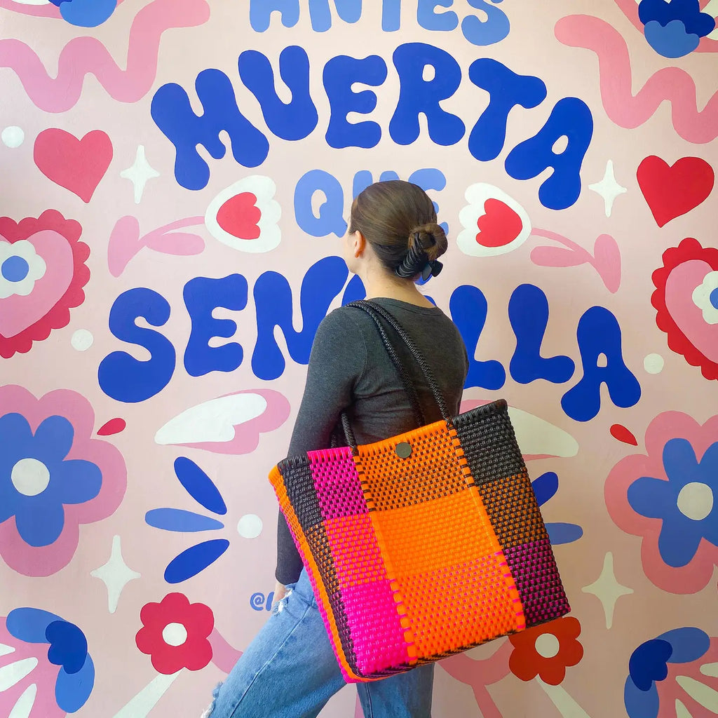 Rad Tall Tote by El Cholo's Kid