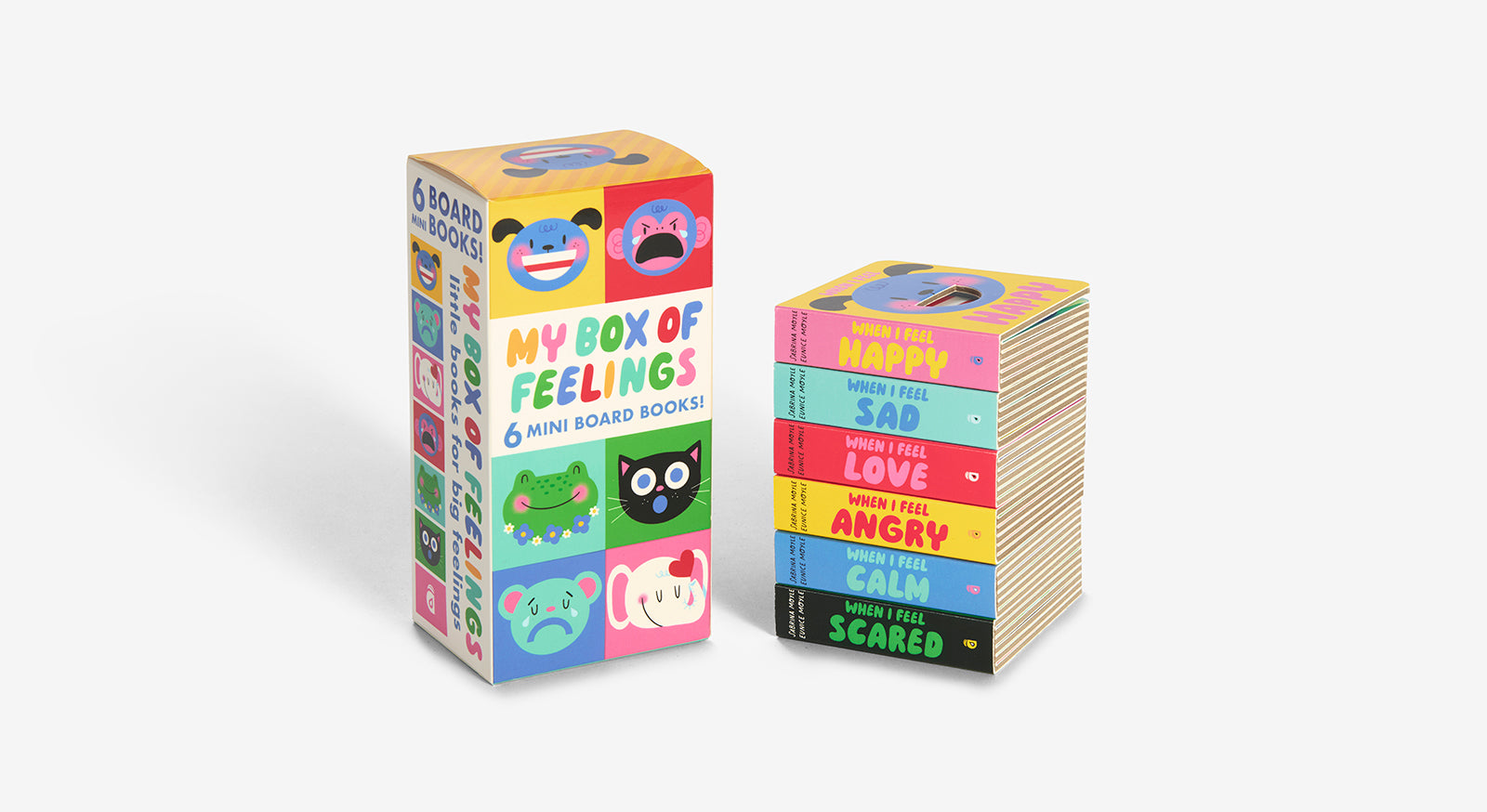 My Box of Feelings: 6 Mini Board Books by Sabrina Moyle &amp; Eunice Moyle