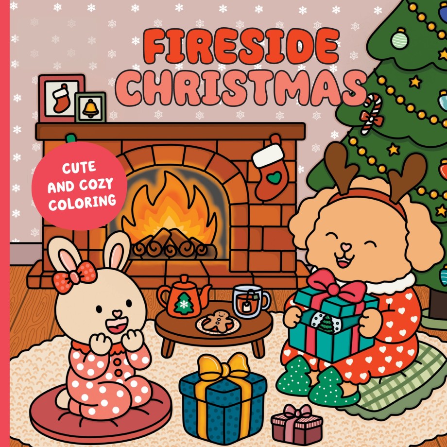 Fireside Christmas Coloring Book by Beatrice Douville