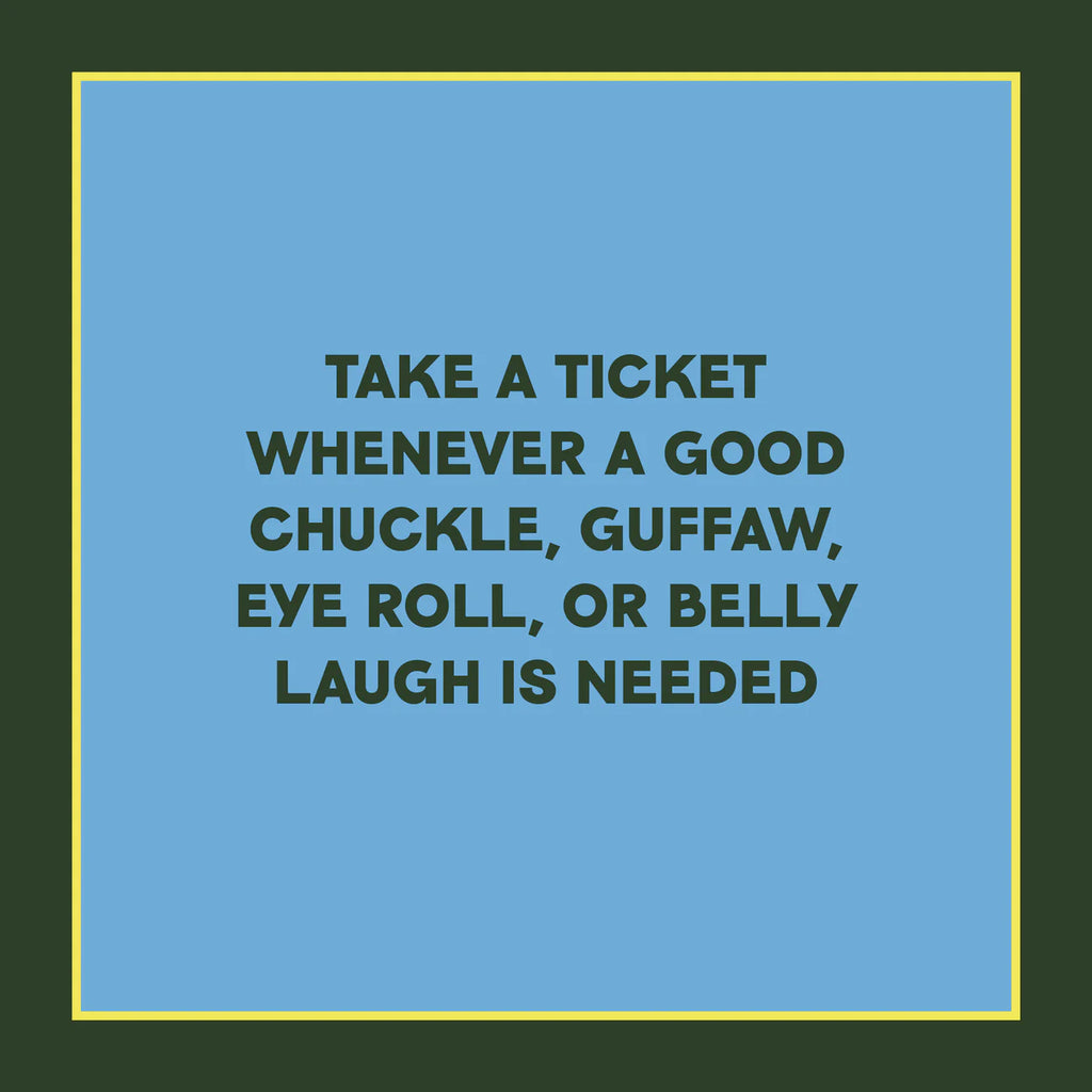 Take A Ticket Dad Jokes by Chronicle Books