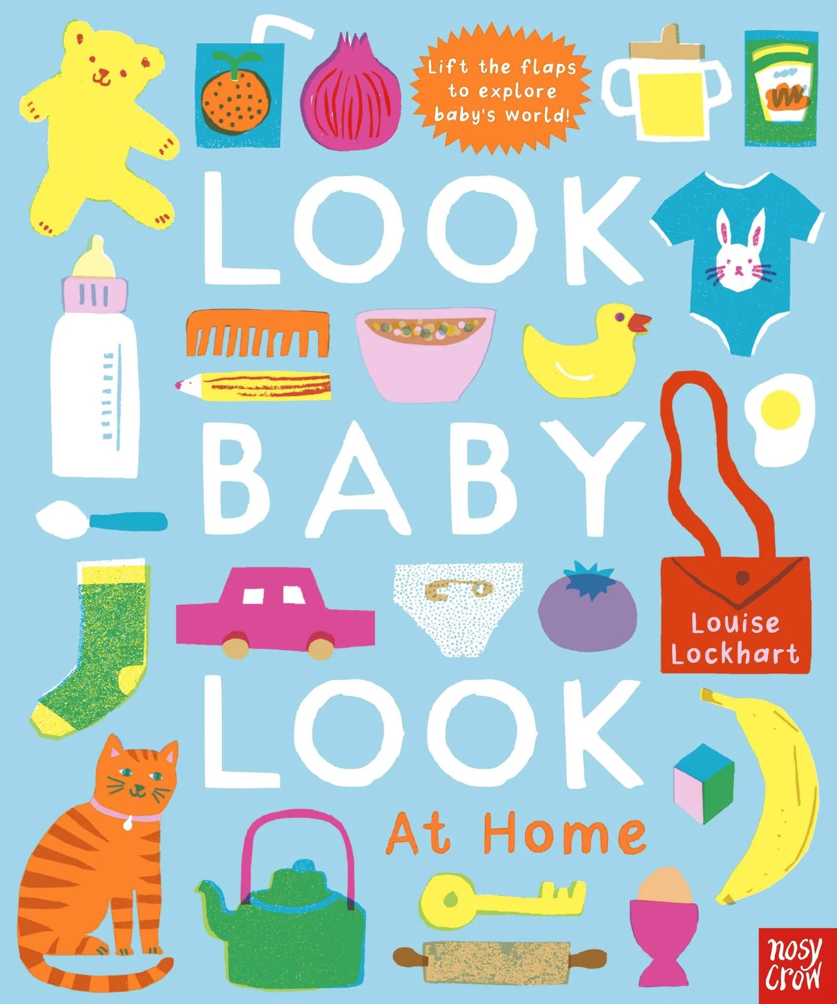At Home - Look Baby Look Board Book by Louise Lockhart