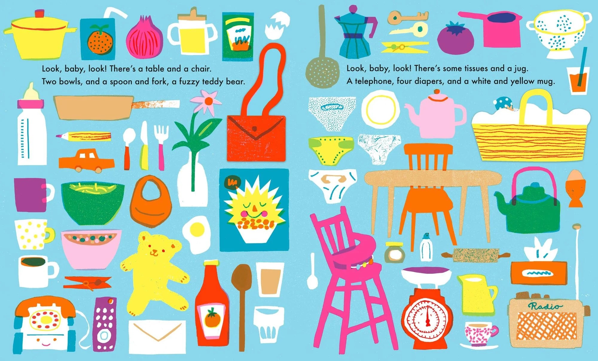 At Home - Look Baby Look Board Book by Louise Lockhart