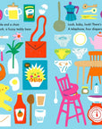 At Home - Look Baby Look Board Book by Louise Lockhart
