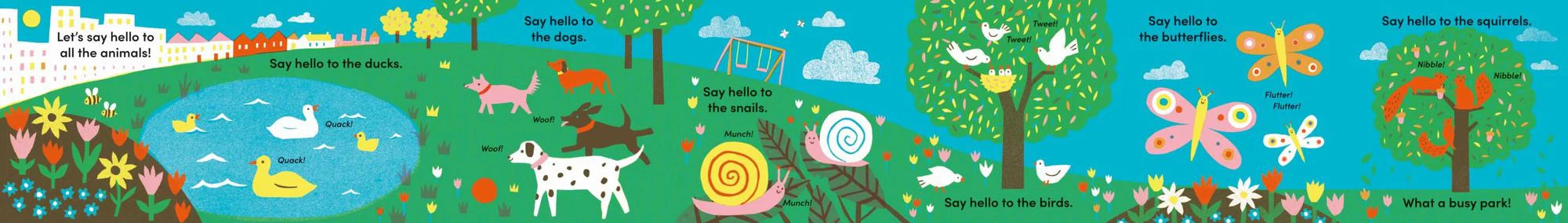 Tummy Time Park Board Book by Louise Lockhart