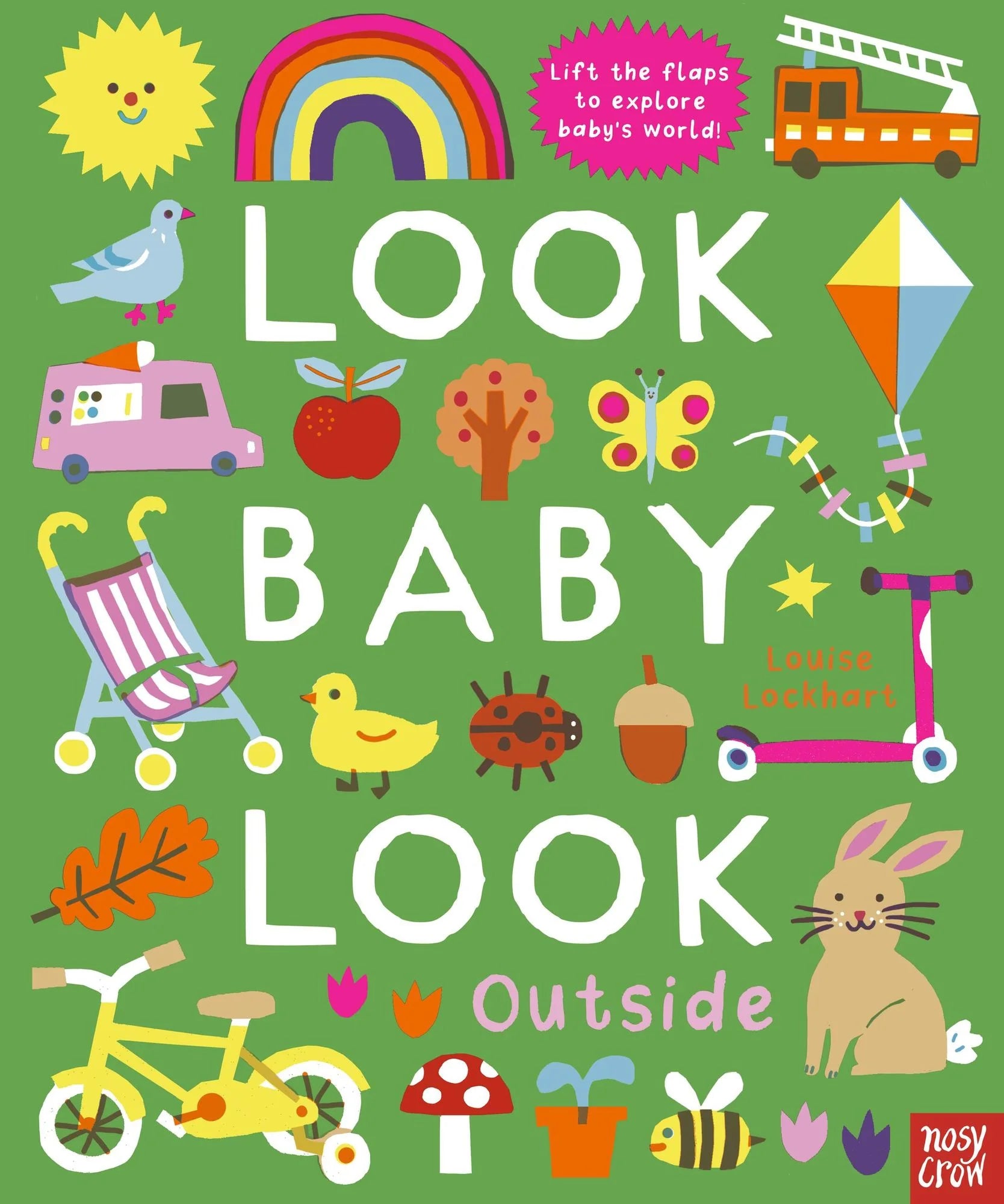 Outside - Look Baby Look Board Book by Louise Lockhart