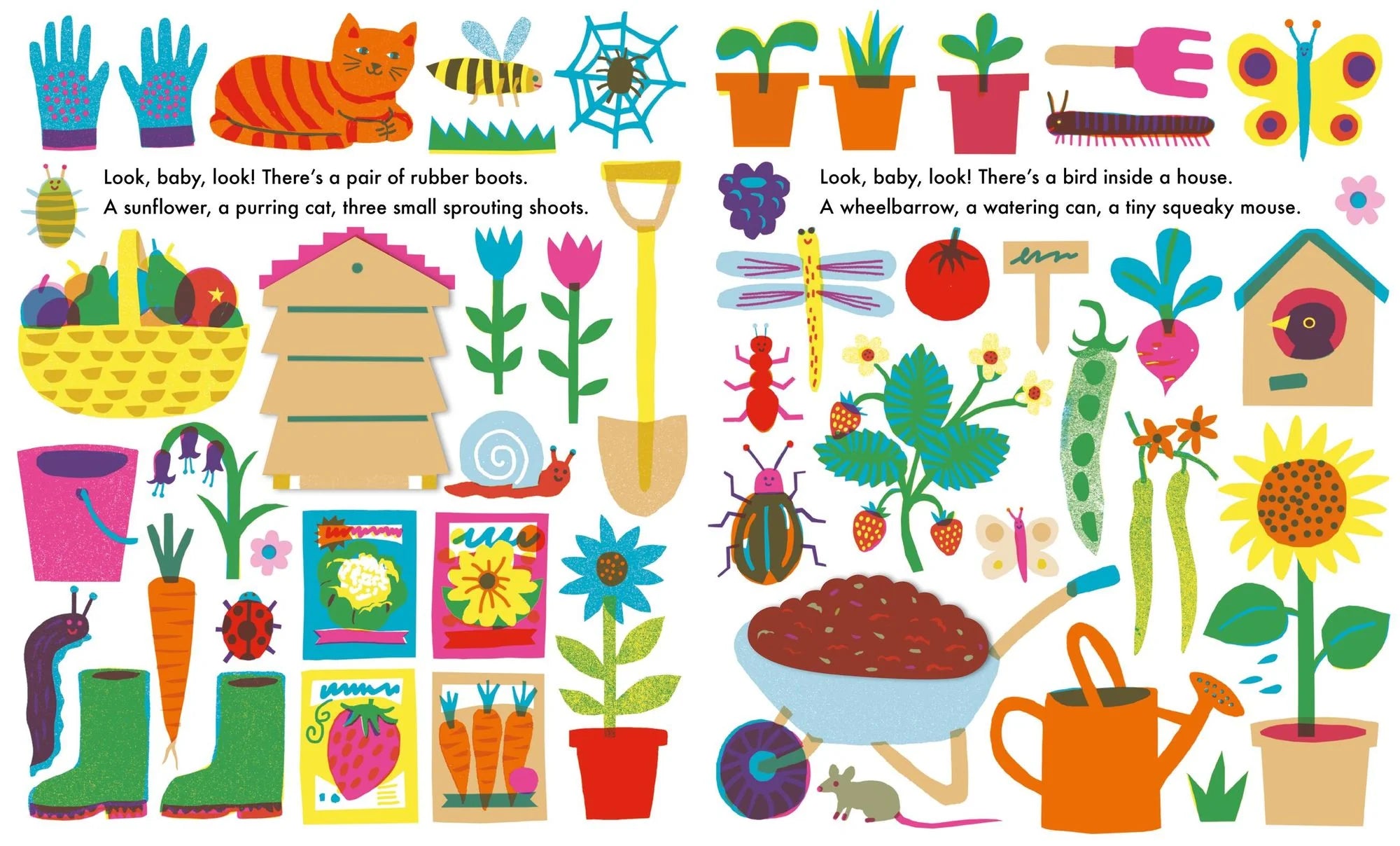 Outside - Look Baby Look Board Book by Louise Lockhart