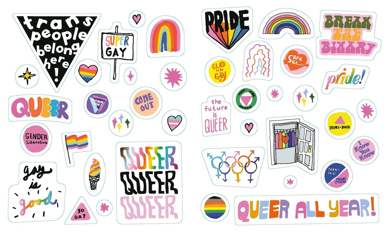 The Big Book of Queer Stickers: Includes 1,000+ Stickers!