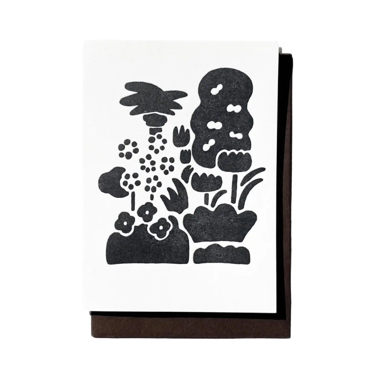 La Plants Letterpress Card by oitama