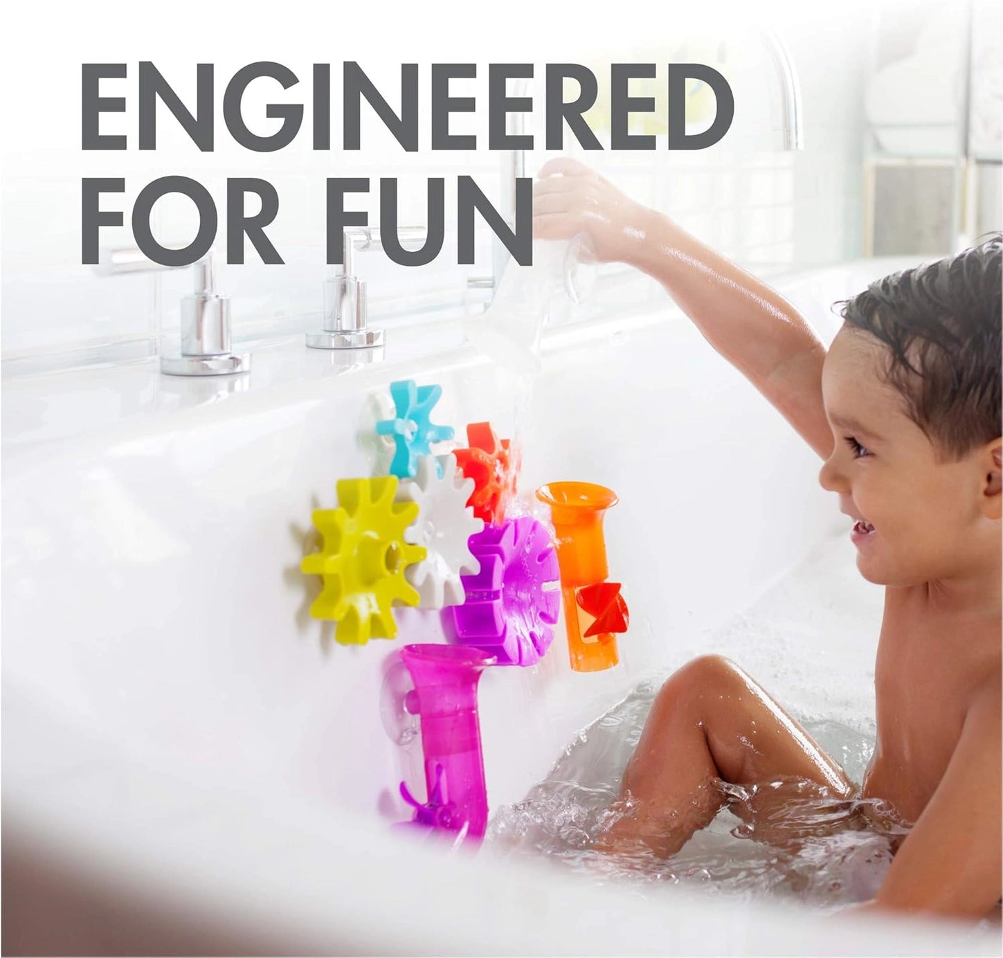 Pipes &amp; Cogs &amp; Tubes Bath Toy Bundle 13pcs Set