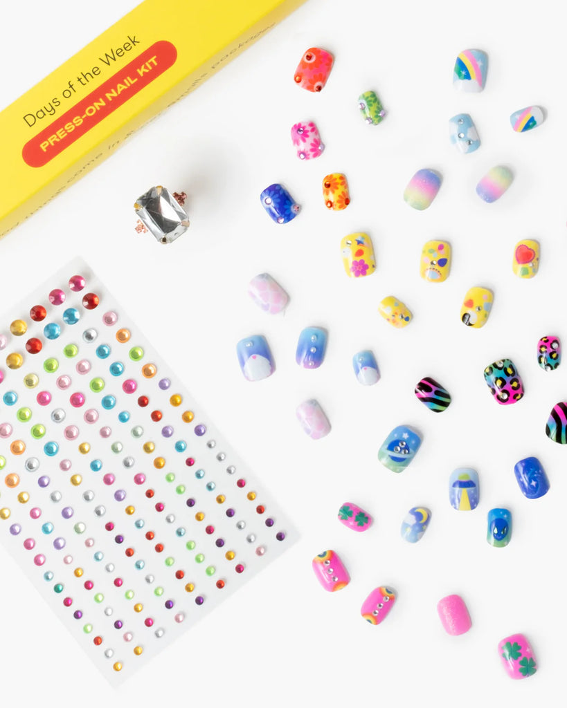 Days of the Week Press On Nail Kit by Super Smalls