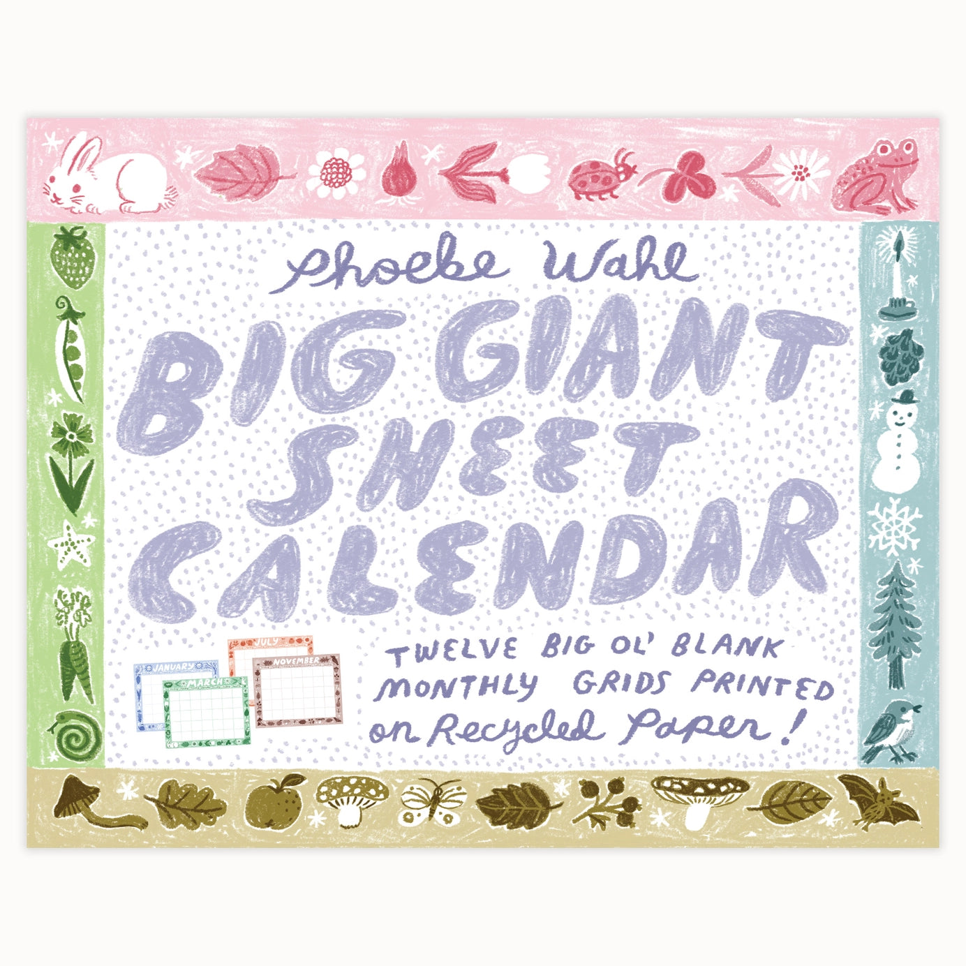 Giant Sheet Calendar by Phoebe Wahl