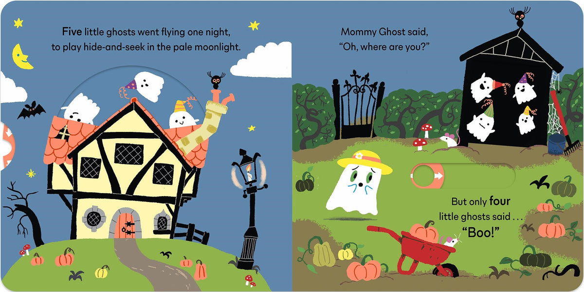 Five Little Ghosts Board Book by Alex Barrow