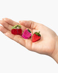 Micro Berry Basket Hair Claw Clip Set