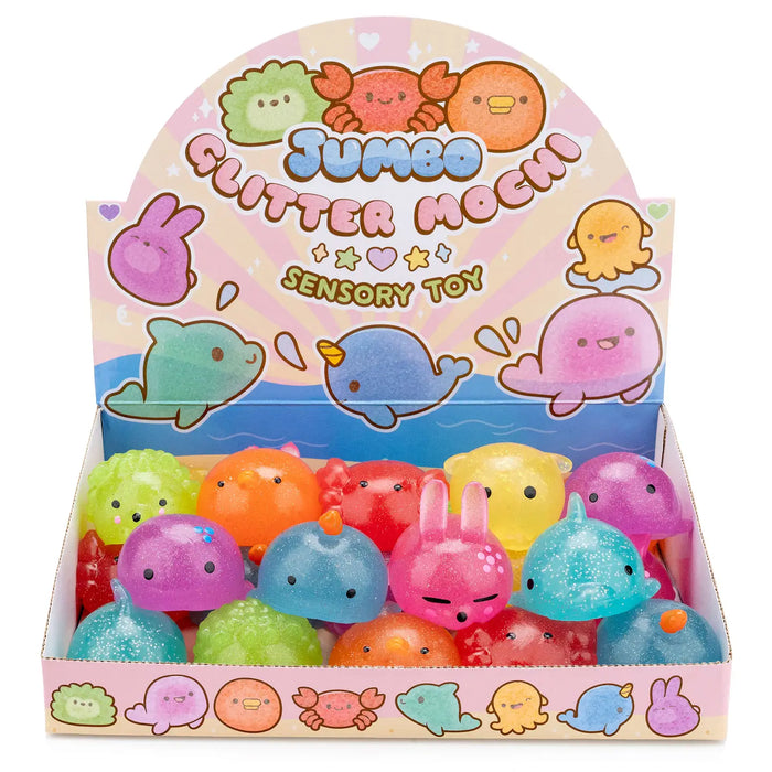 Jumbo Glitter Mochi Squishy  by The Kawaii Company