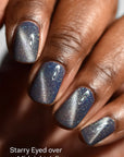 Holographic Silver Starry Eyed Magnetic Nail Polish