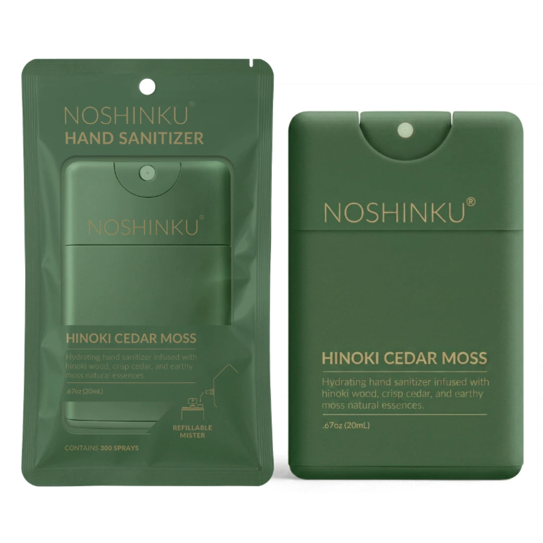 Hinoki Cedar Moss Pocket Hand Sanitizer