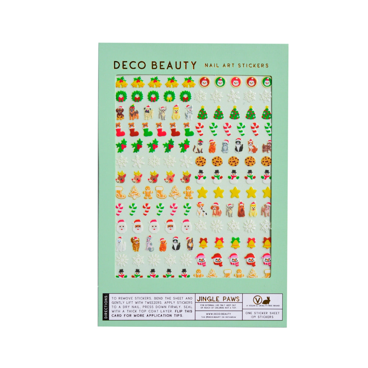Jingle Paws Nail Stickers