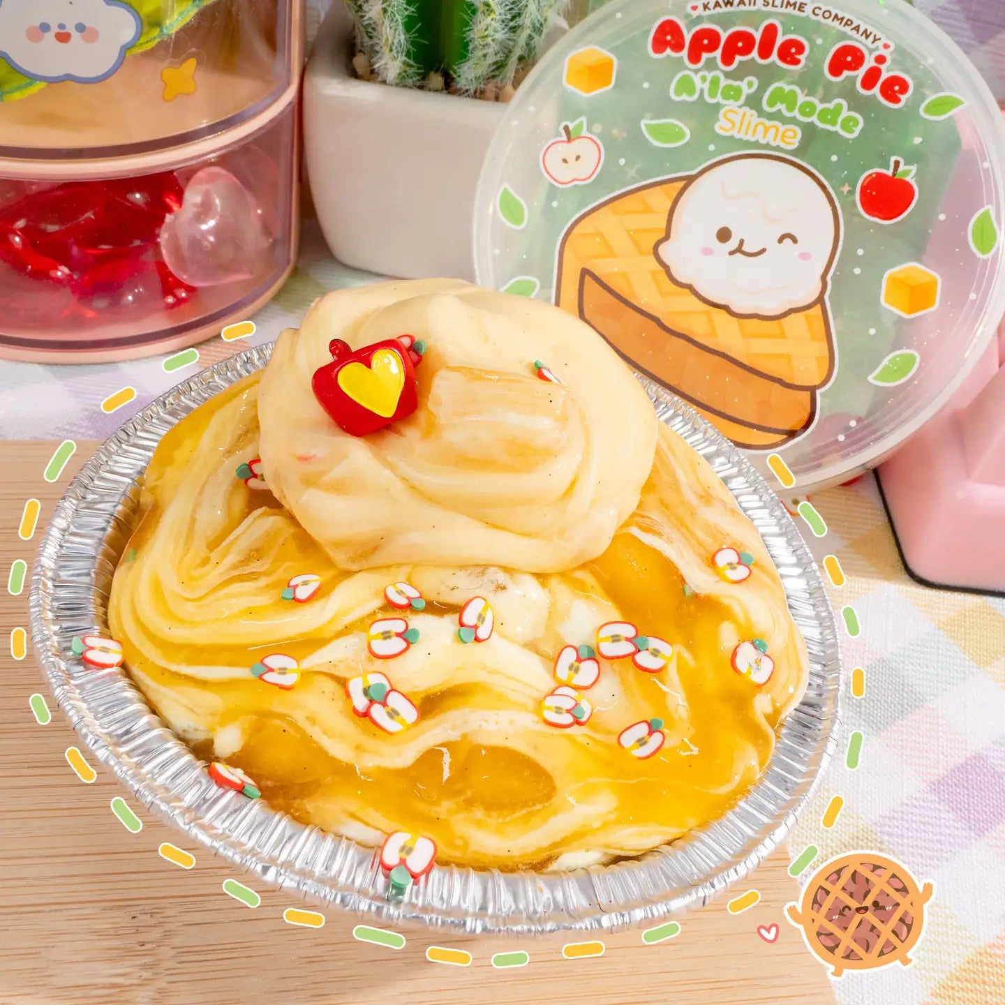 Apple Pie À La Mode Jelly Cube Slime
