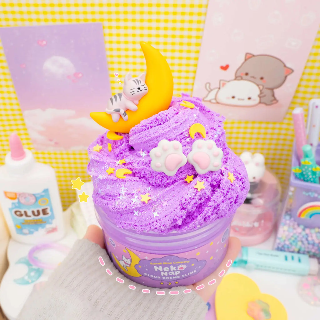 Neko Nap Cloud Creme Slime by The Kawaii Company