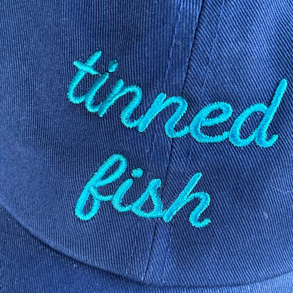 Tinned Fish Foodie Adult Dad Hat  by The Silver Spider