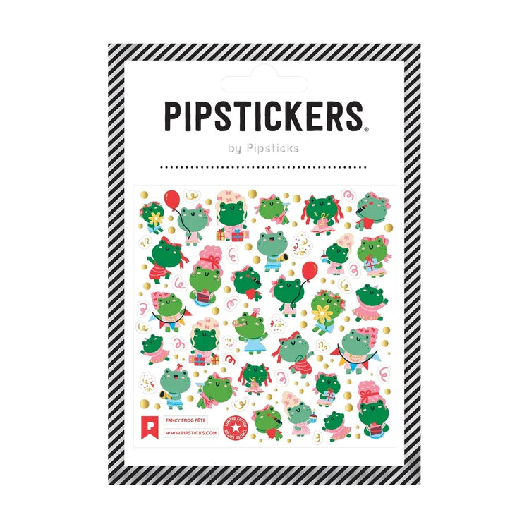 Fancy Frog Fête Sticker Sheet
