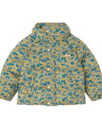 Flower Pattern Cropped Padded Jacket
