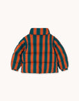 Retro Stripes Cropped Padded Jacket